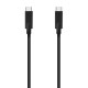 AISENS Cable USB 3.2 Gen1 5Gbps 4k@60Hz 3A 60W E-Marker, Tipo USB-C/M-USB-C/M, Negro, 5.0m